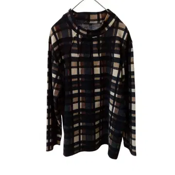 Peal [ M ] 티셔츠 여성용 셔링 새상품급 올 패턴