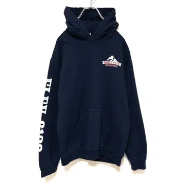 해외 구제 의류 하네스 피크 로드 하우스 프린트 후드티 2050