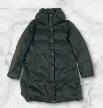 LABORATORY WORK 롱 다운 코트 블랙 다운 70% 페더 30%