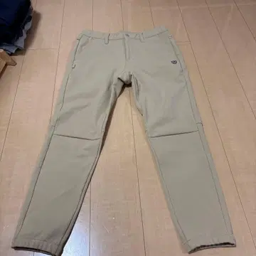 베이지 헤링본 팬츠 남성용 골프웨어