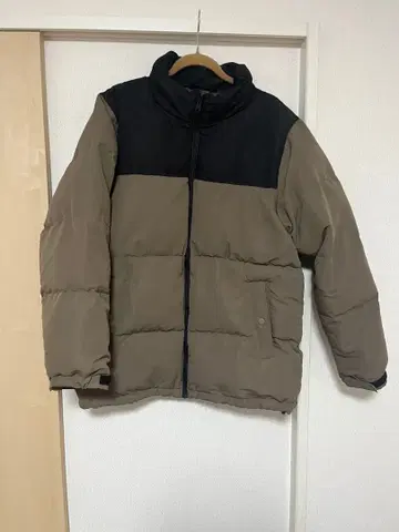 카키/블랙 다운 자켓 LL