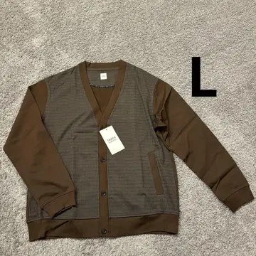 미사용 새상품 TAKEO KIKUCHI 브라운 가디건 L