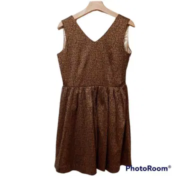 OPAQUE.CLIP [ L ] 무릎 기장 슬리브리스 구제 의류 여성용