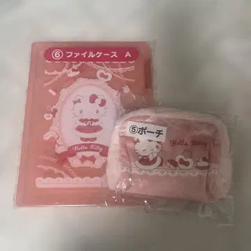 헬로키티 파일 케이스 A & 파우치 세트