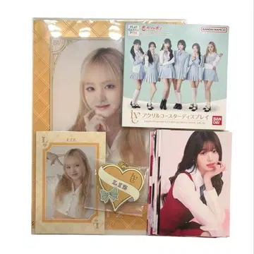 IVE 굿즈 모음 엽서 클리어 파일 러버 참 캡슐 토이
