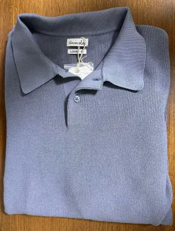 steven alan 루즈핏 피케 셔츠 라이트 블루