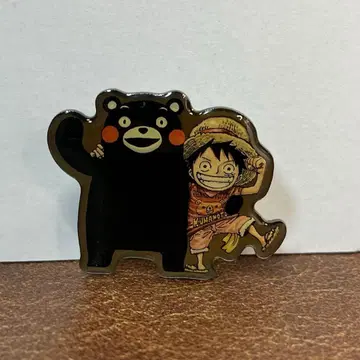 ONE PIECE 원피스 구마모토 부흥 핀 배지 쿠마몬 & 루피