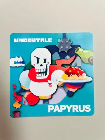 Undertale 언더테일 게이머 팝니다 코스터 파피루스