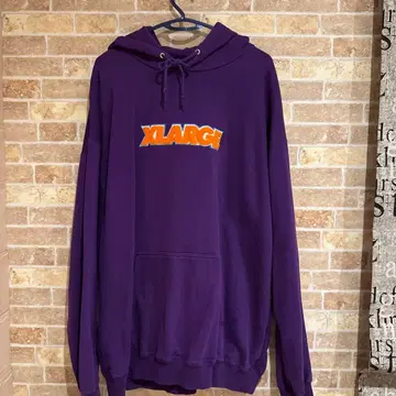 XLARGE 후드 부착 트레이닝복 퍼플