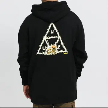 [ M ] HUF 하프 속기모 후드티 스트리트 파이터 콜라보 BLANK