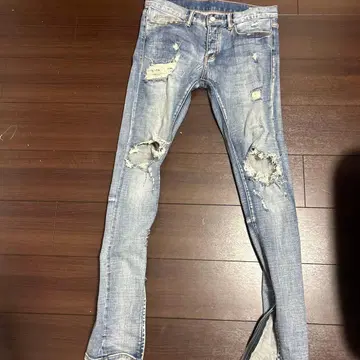 스키니 데님 데미지 가공 사이즈 30