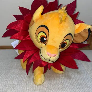 라이온킹 LL 봉제 인형 잎사귀 갈기 Ver. 심바