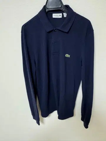 LACOSTE 네이비 긴팔 피케 셔츠 ( US XS 사이즈 )