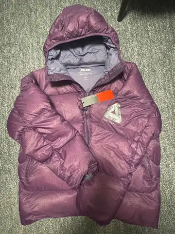 PALACE 퍼플 다운 자켓 M
