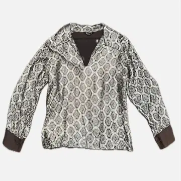 60s 스네이크 패턴 드레스 셔츠