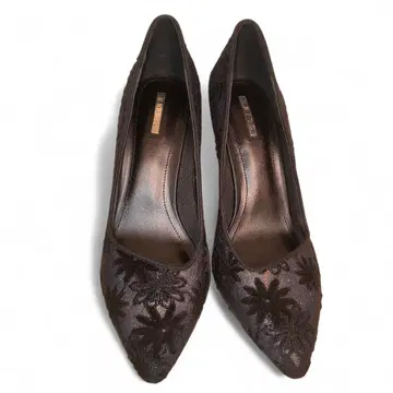 [ 새상품급 ] 자수 펌프스 23.5cm