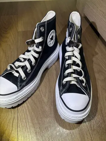 컨버스 하이컷 스니커즈 통굽