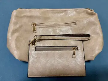 만박 수단관 낙타 가죽 숄더백 패스 케이스