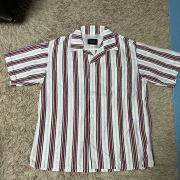 Number Nine 스트라이프 반팔 셔츠