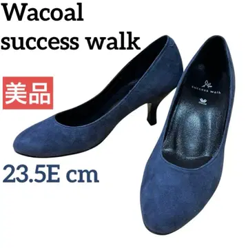 와코루 서세스워크 스웨이드 펌프스 23.5E 와이드