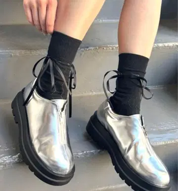 지퍼 플랫폼 슈즈