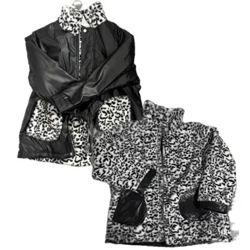 가죽 퍼 자켓 2way