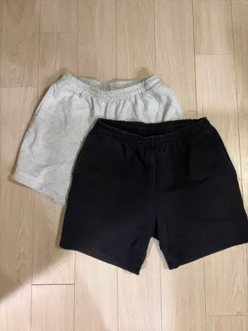 로스앤젤레스 어패럴 맨투맨 하프 팬츠 2개 세트 사이즈 L