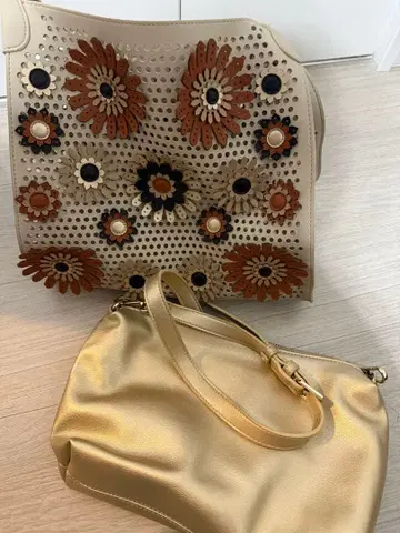 미사용 새상품 Desigual 꽃 토트백 이너백 포함