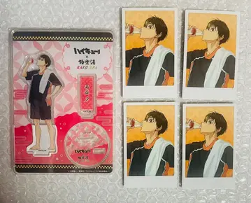 하이큐 니시노야 유우 극락탕 아크릴 스탠드 폴라로이드풍 카드