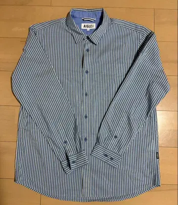 AIGLE 스트라이프 긴팔 셔츠 L