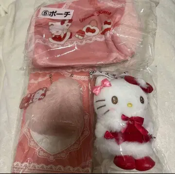 헬로키티 복권 마스코트 백참 파우치