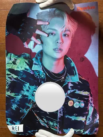 ONE N' ONLY youngblood A2 포스터 REI 친필 사인