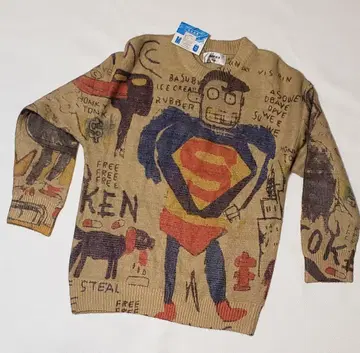 니트 스웨터 남성용 긴팔 멋진 트레이닝복 둥근넥 스트릿