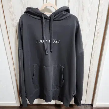 공식 구제 의류 I AM STILL 후드 부착 후드티