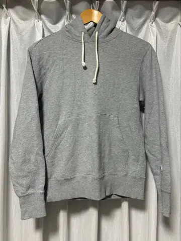 Champion 그레이 후드 부착 후드티