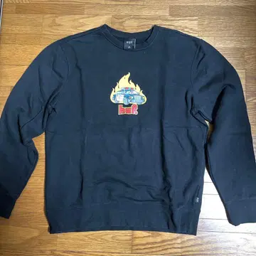 HUF 블랙 맨투맨 M