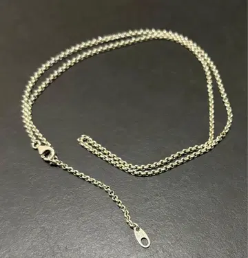 에테 실버 목걸이 체인