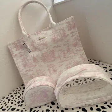 Harrods 토트백 & 파우치 세트