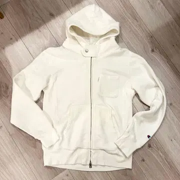 챔피언 리버스 위브 화이트 후드티 M 화이트