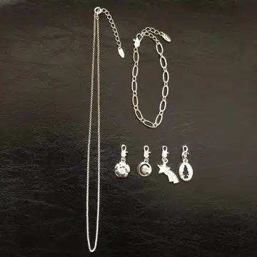 [CLATHAS] 클레사스 목걸이 팔찌 참 실버 미사용 새상품