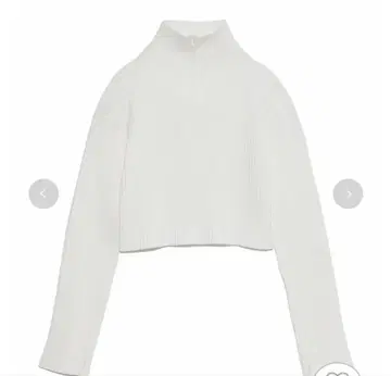 SNIDEL 리브 니트