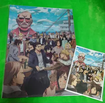 진격의 거인 월드와이드 애프터 파티 클리어 파일 엽서