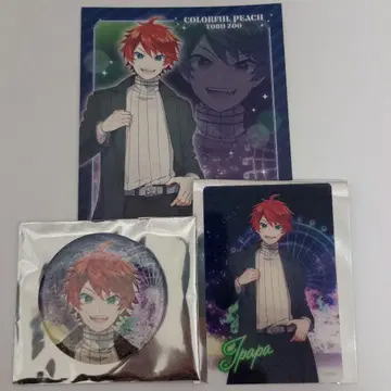 컬러풀 피치 토부 동물공원 클리어 카드 캔뱃지 엽서 쟈파파