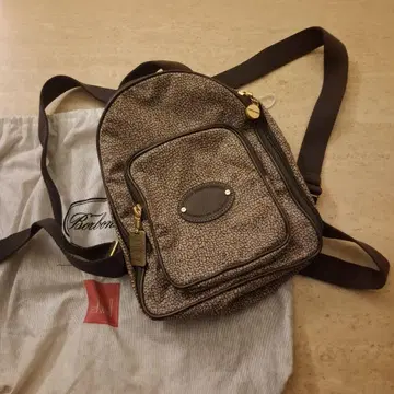 브라운 텍스처 백팩