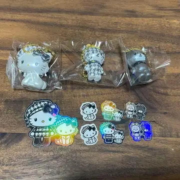 시크릿 마스코트 참 흑백 걸리시 쌍둥이 코디 3개 세트