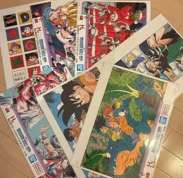 제일복권 드래곤볼 클리어 포스터 7장 세트