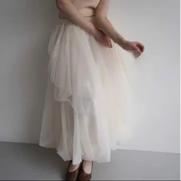 Acka tiered tulle skirt