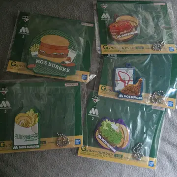 제일복권 모스버거 2 러버 컬렉션 5종 세트 G상