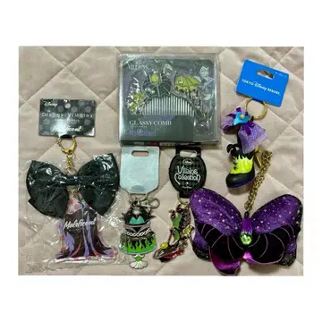 말레피센트 6세트 디즈니 빌런즈 한정판 단종 미사용품 다수