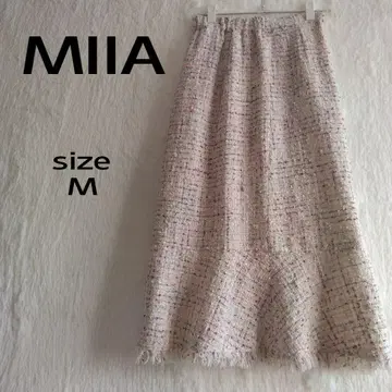 MIIA 트위드 머메이드 스커트 M